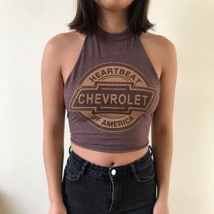 Tie Halter Backless Top